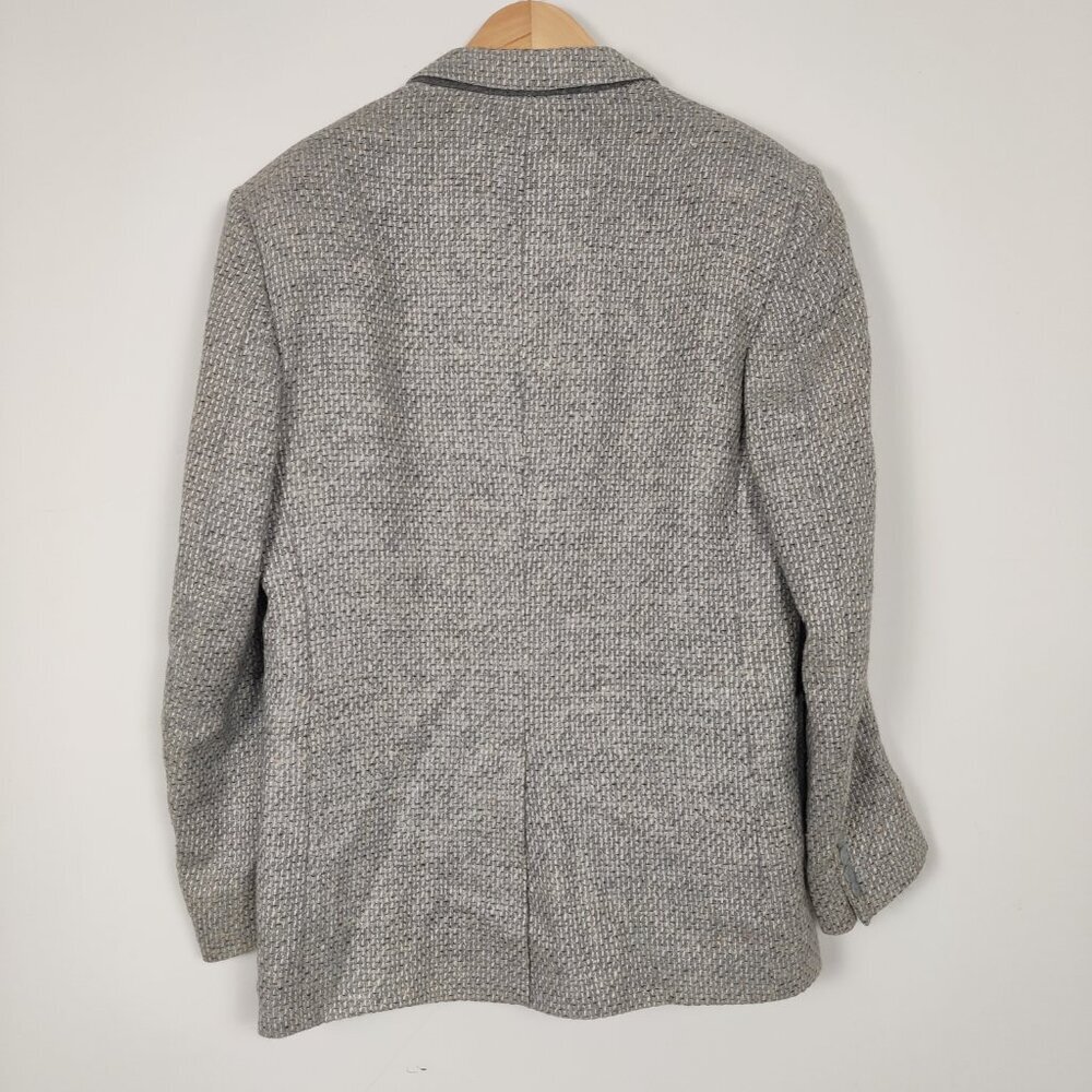 Gray Men's Blazer - Picture 4 of 10